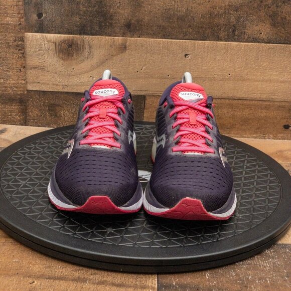 SAUCONY GUIDE 13 WOMENS ATHLETIC SHOES RUNNING WALKING GYM PURPLE LOW SIZE 10 - Picture 2 of 9